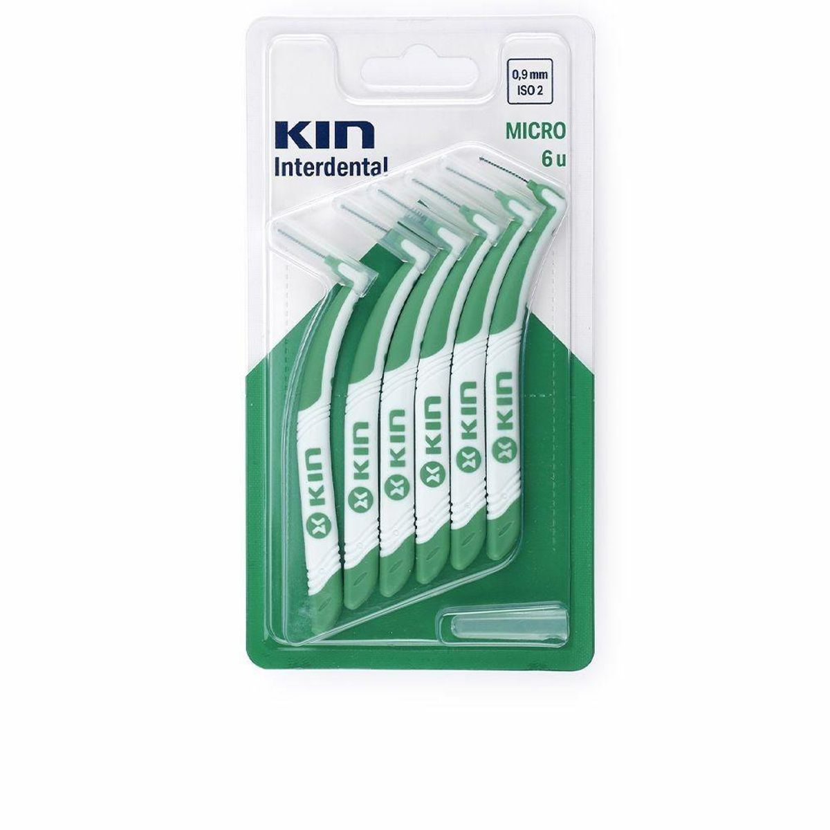 Escova de Dentes Interdental Kin Kin Interdental 0,9 mm (6 Dele)