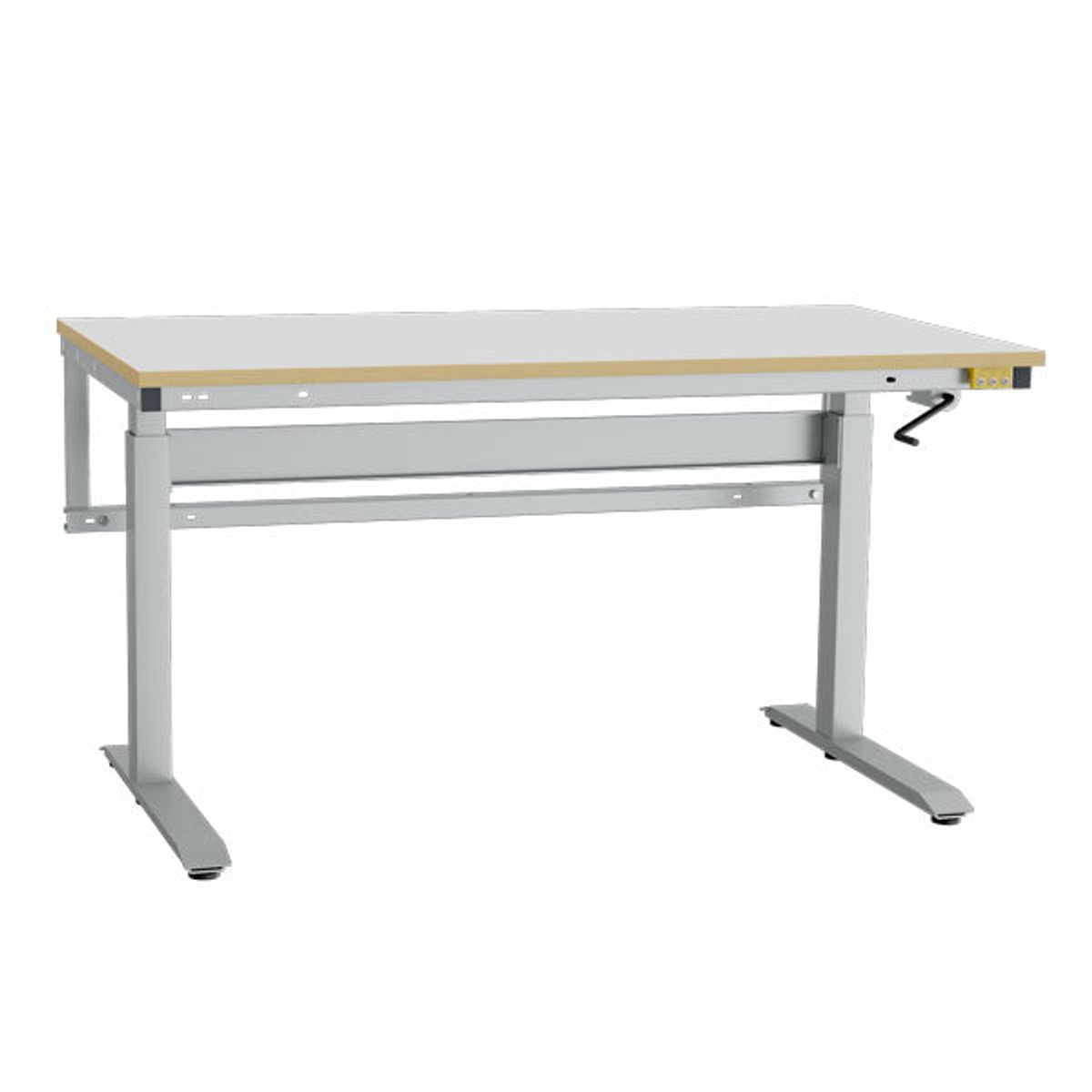 ESD-arbejdsbord ErgoNomi 1500x800mm grå HPL