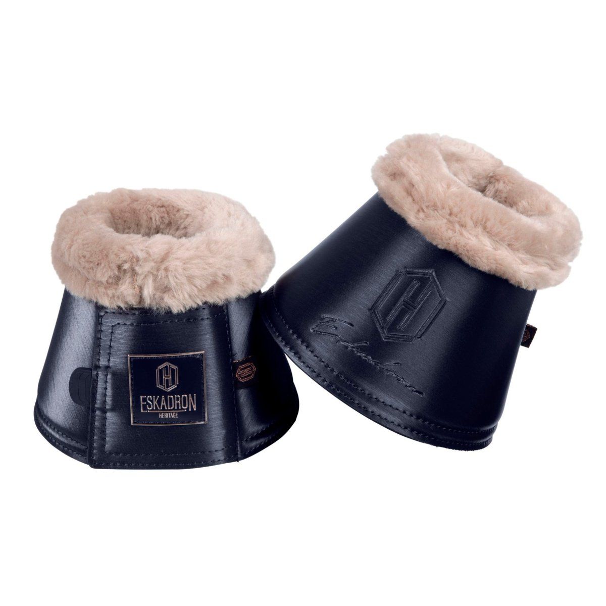 Eskadron Heritage 23 Glamslate FauxFur Klokker - Navy