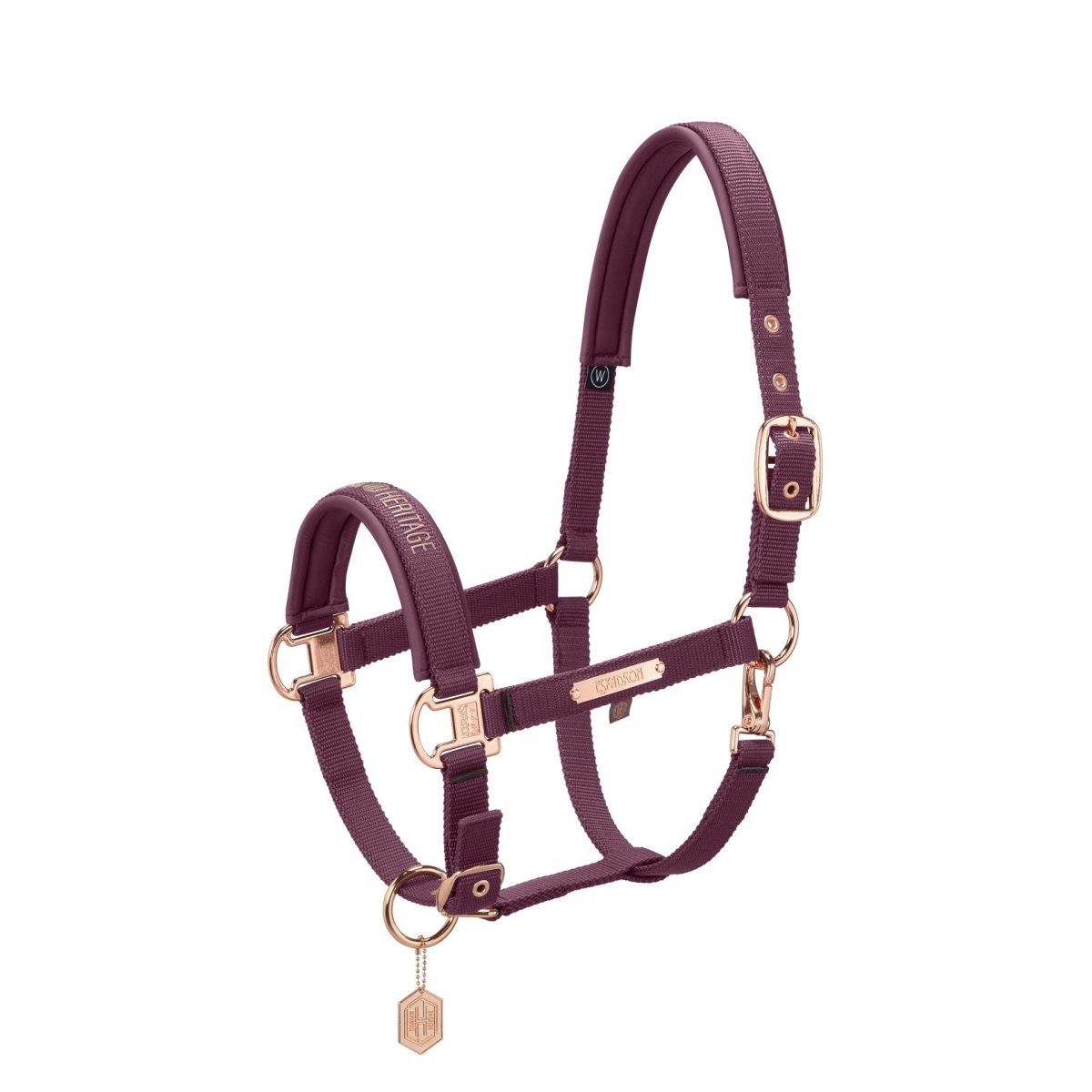 Eskadron Heritage Pin Buckle Headcollar - Cassis