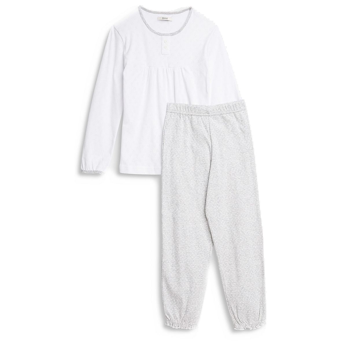 Esprit pyjamassæt, whitegrey - 104 - 104/110