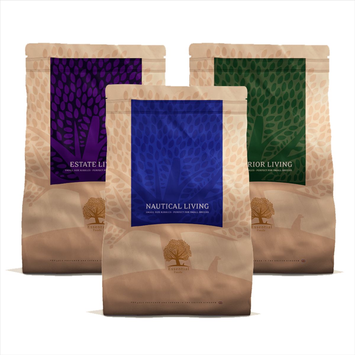 Essential Foods Classic TasteBox Small Breed, 3 poser til små hunde