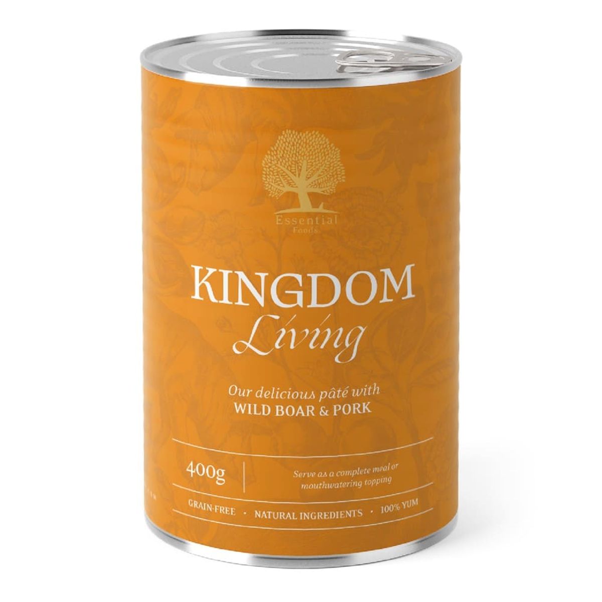 Essential Foods - Essential Kingdom Living P TE 400g - Hundefoder - Alt til Hunden