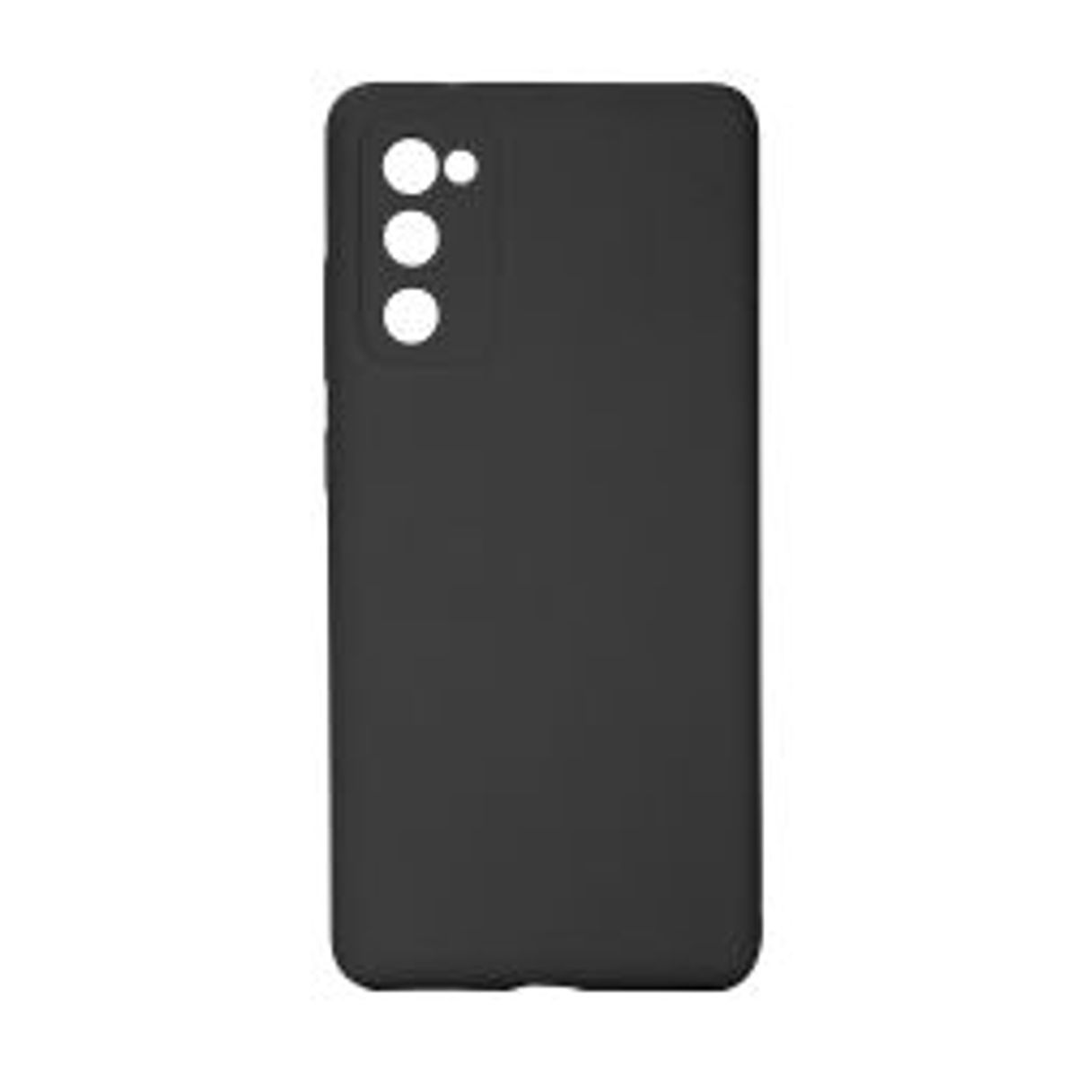 Essentials Samsung Galaxy S20 Fe Silicone Back Cover, Black