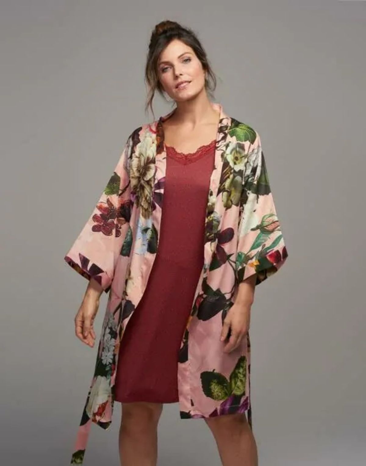 Essenza Fleur Kimono Rosa - Medium