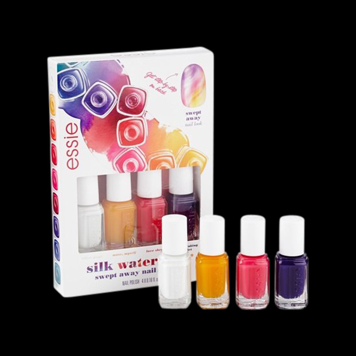 Essie Neglelak Silk Watercolour Swept Away Mini 4-Pack 4x5 ml