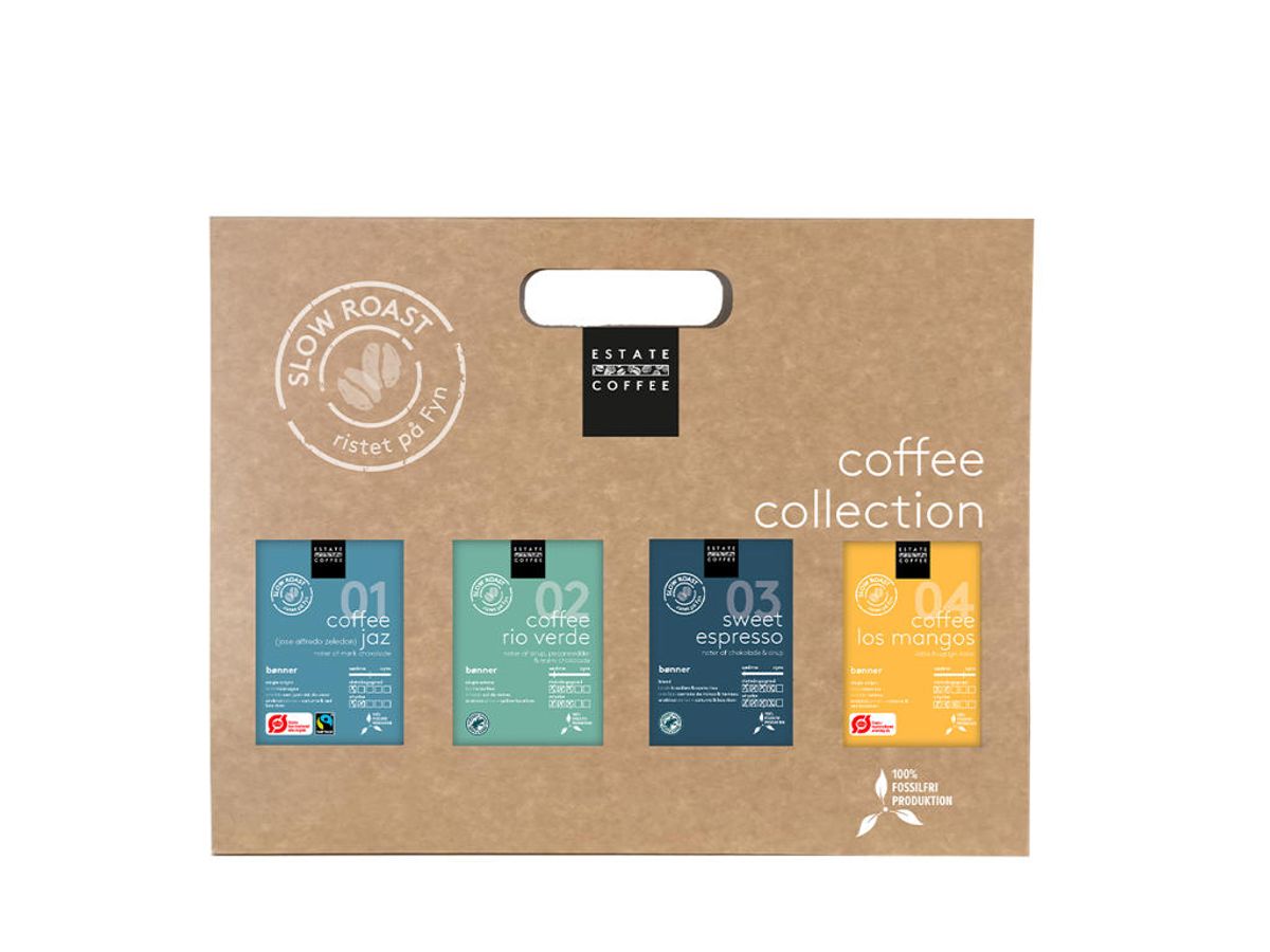 Estate Coffee Adventskalender hele bønner, 4x125g