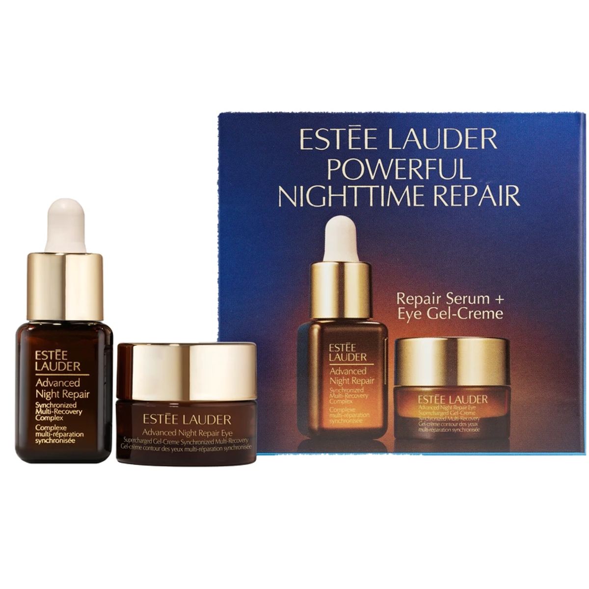 Estee Lauder Powerful Nighttime Repair Serum + Eye Set (Limited Edition)