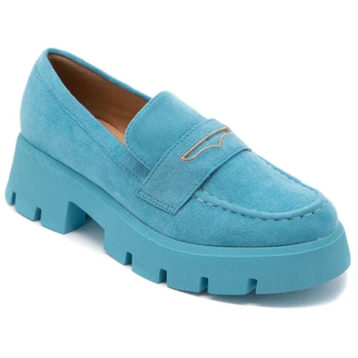 Esther dame loafers 1718 - Blue