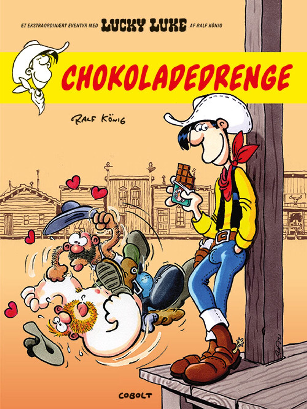 Et Ekstraordinært Eventyr Med Lucky Luke: Chokoladedrenge - Ralf König - Tegneserie