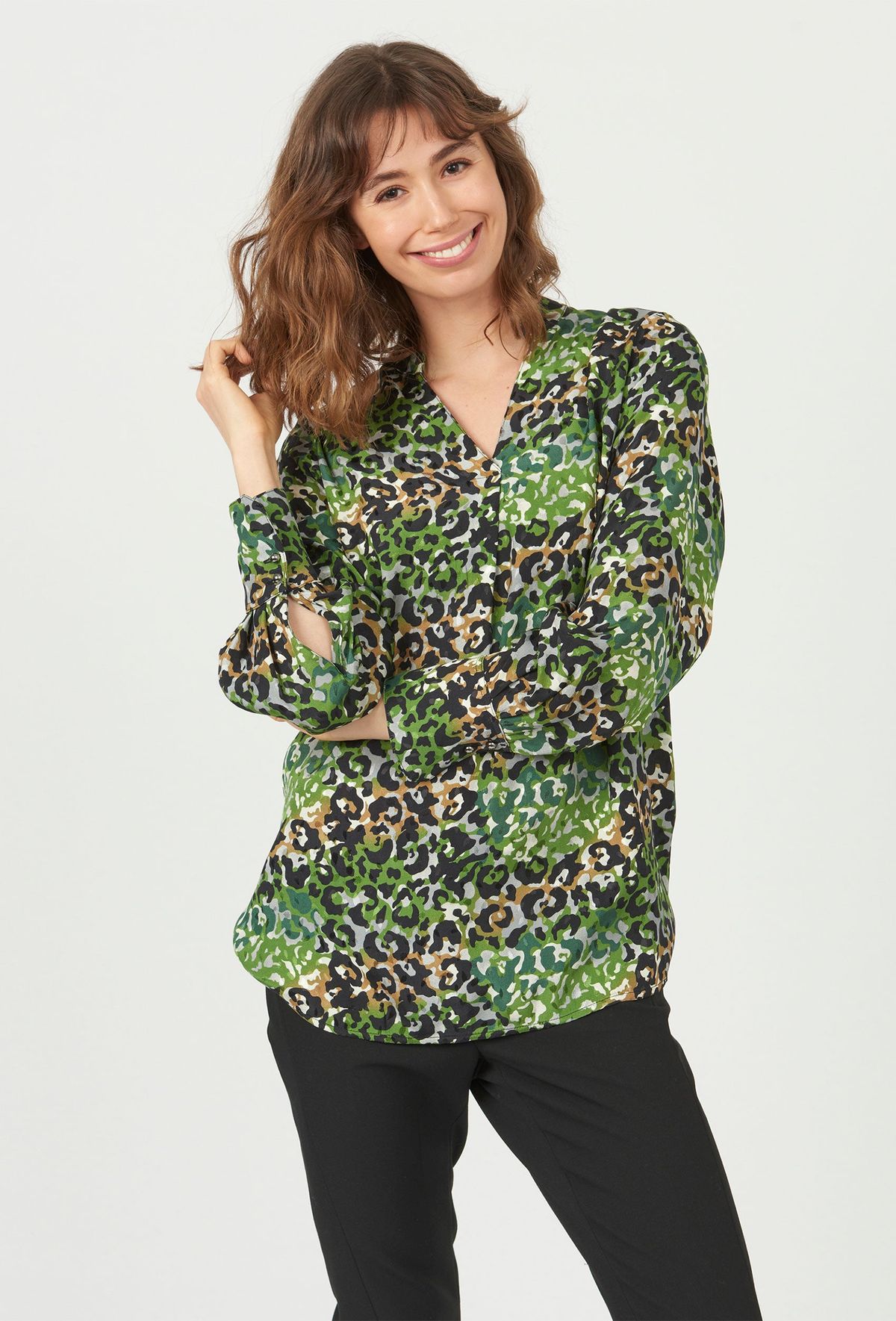 Etbarri - Green - Bluse - 36