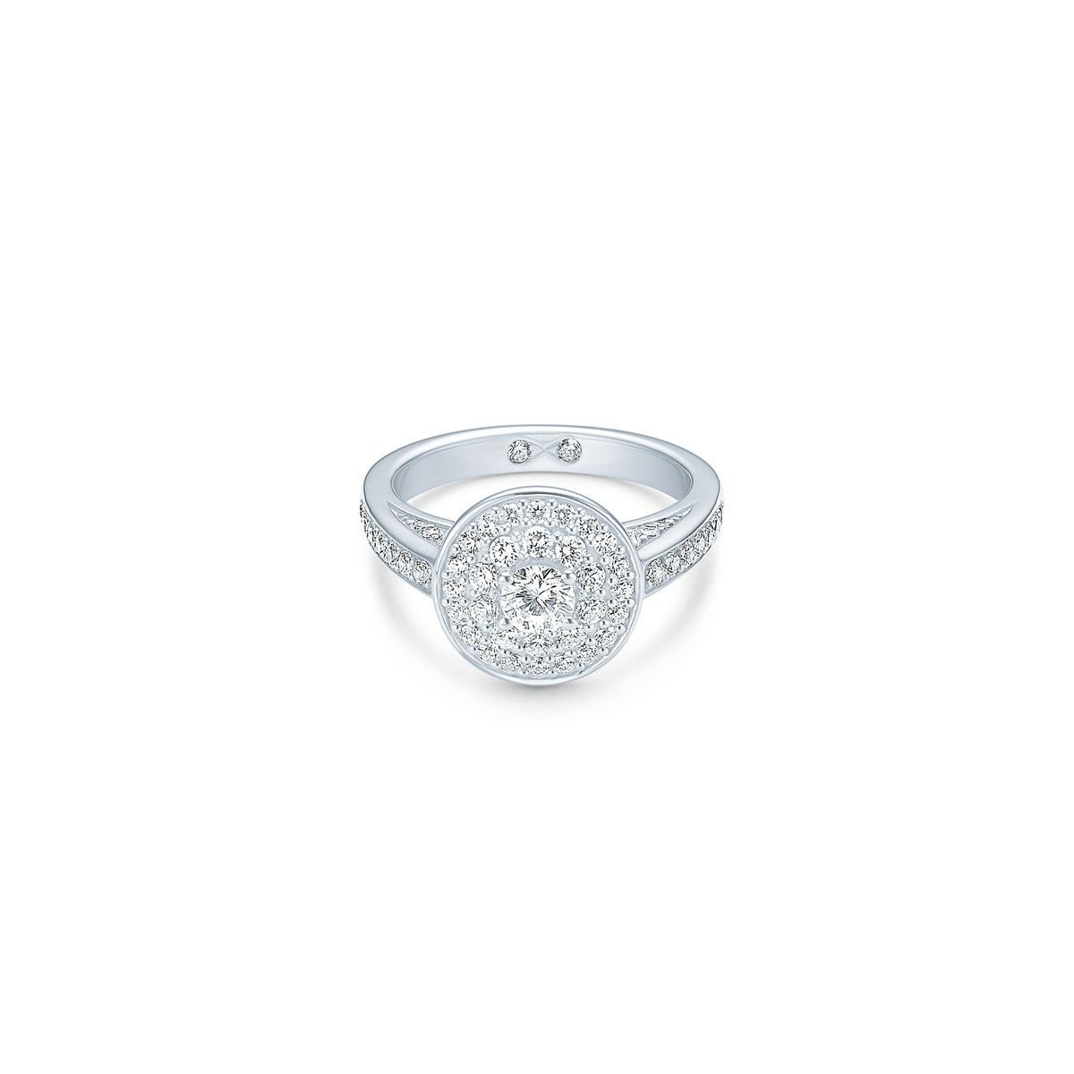 Eterinity 1.29c Diamond Ring Top Wesselton Diamond