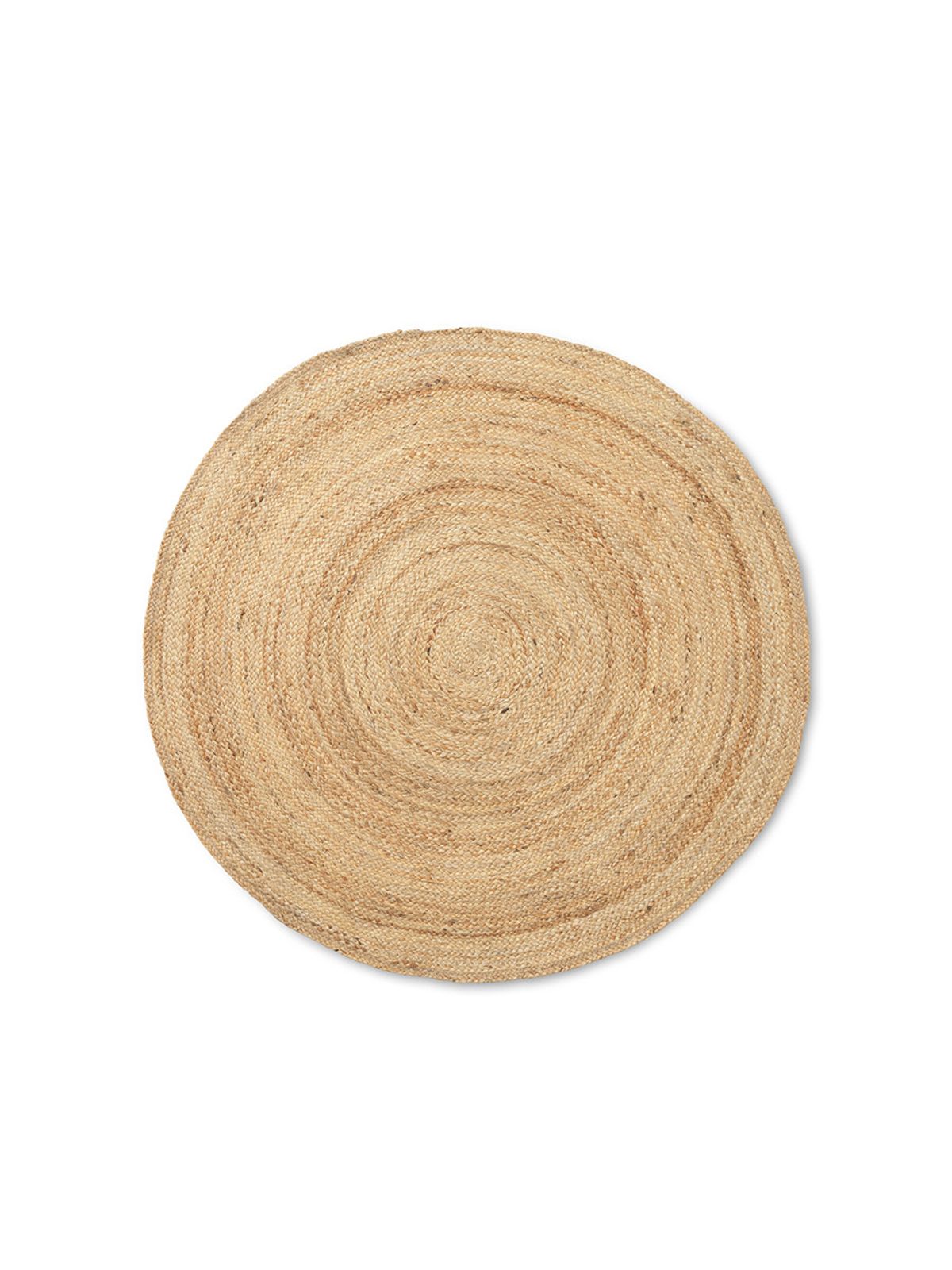 Eternal Round Jute Rug - Natural fra Ferm Living (Large: Ø240 cm)