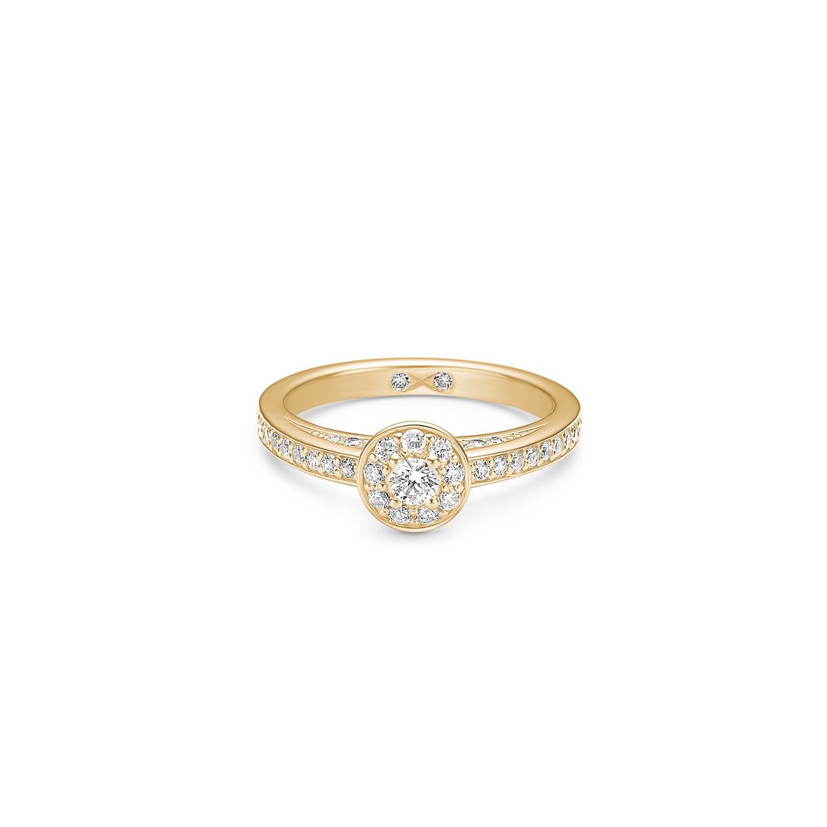 Eternity 0.58c Diamond Ring Top Wesselton Diamond