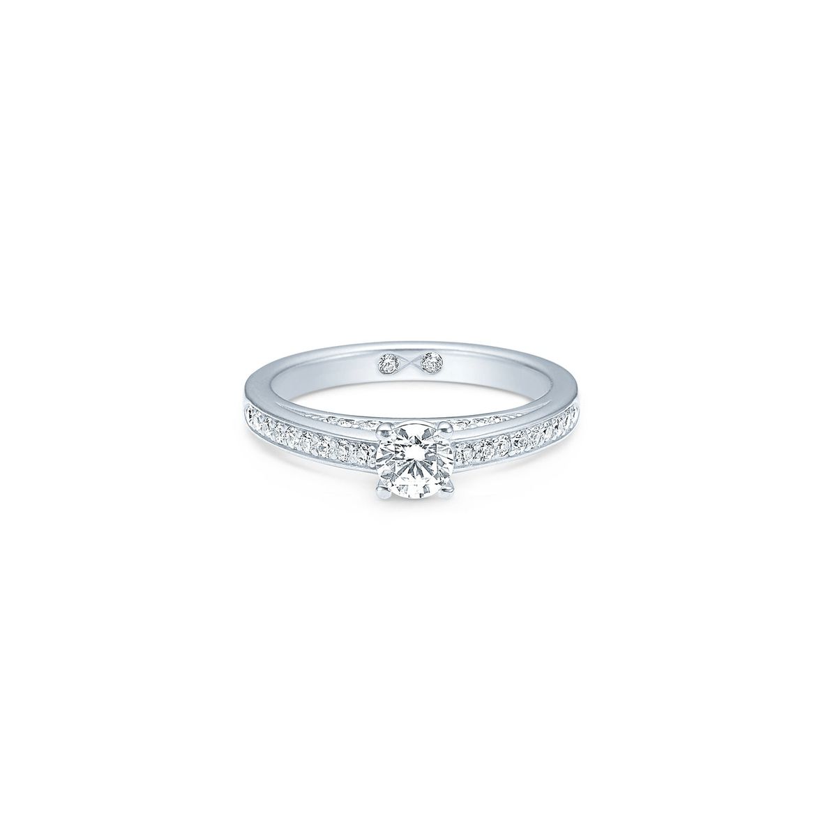 Eternity 0.67c Diamond Ring Top Wesselton Diamond