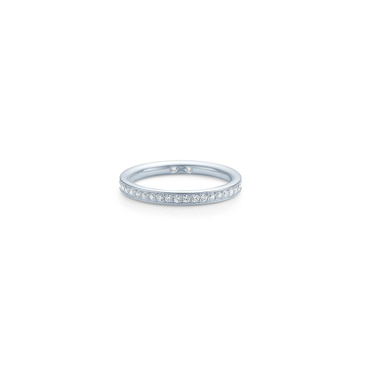 Eternity Diamond Band Top Wesselton Diamond