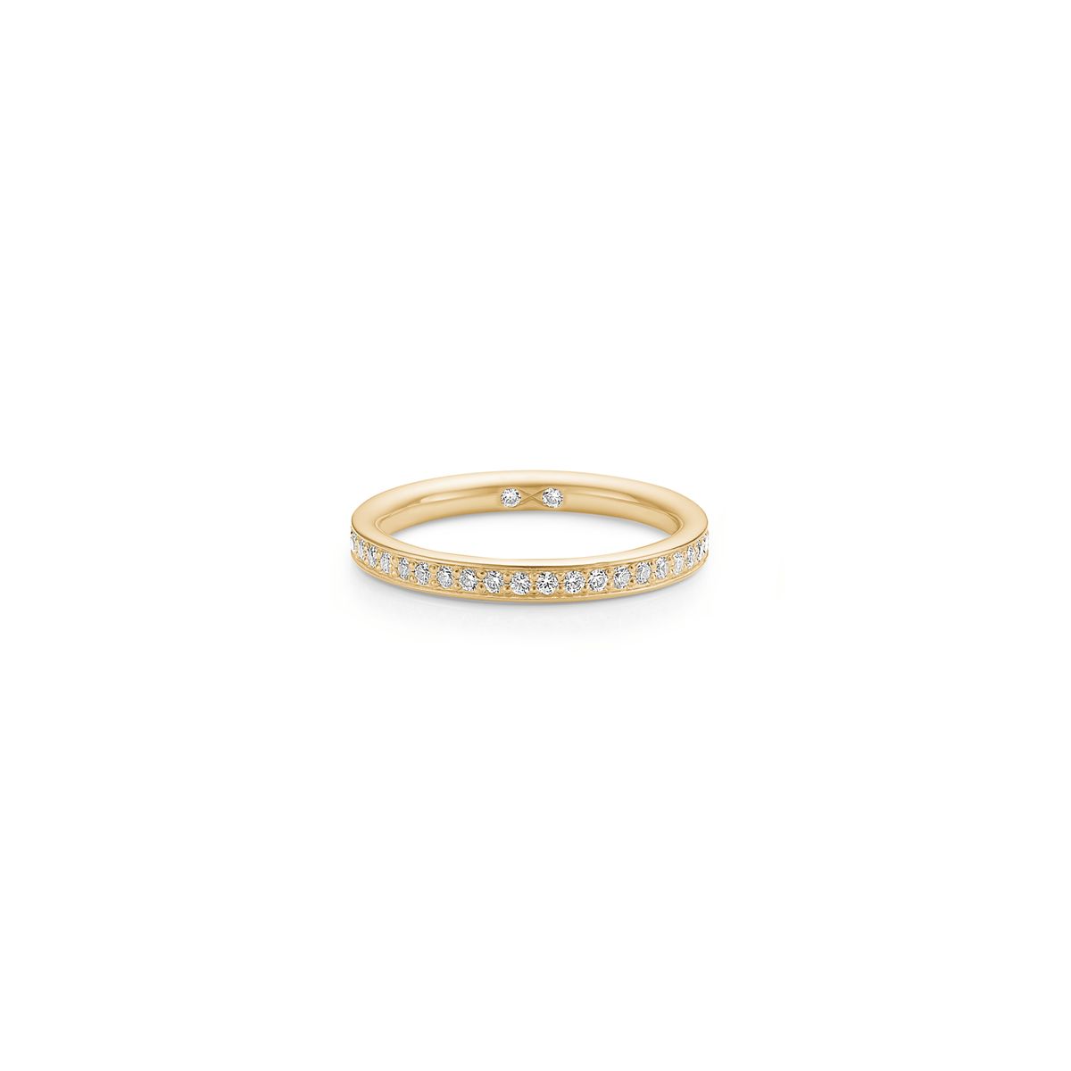 Eternity Diamond Band Top Wesselton Diamond