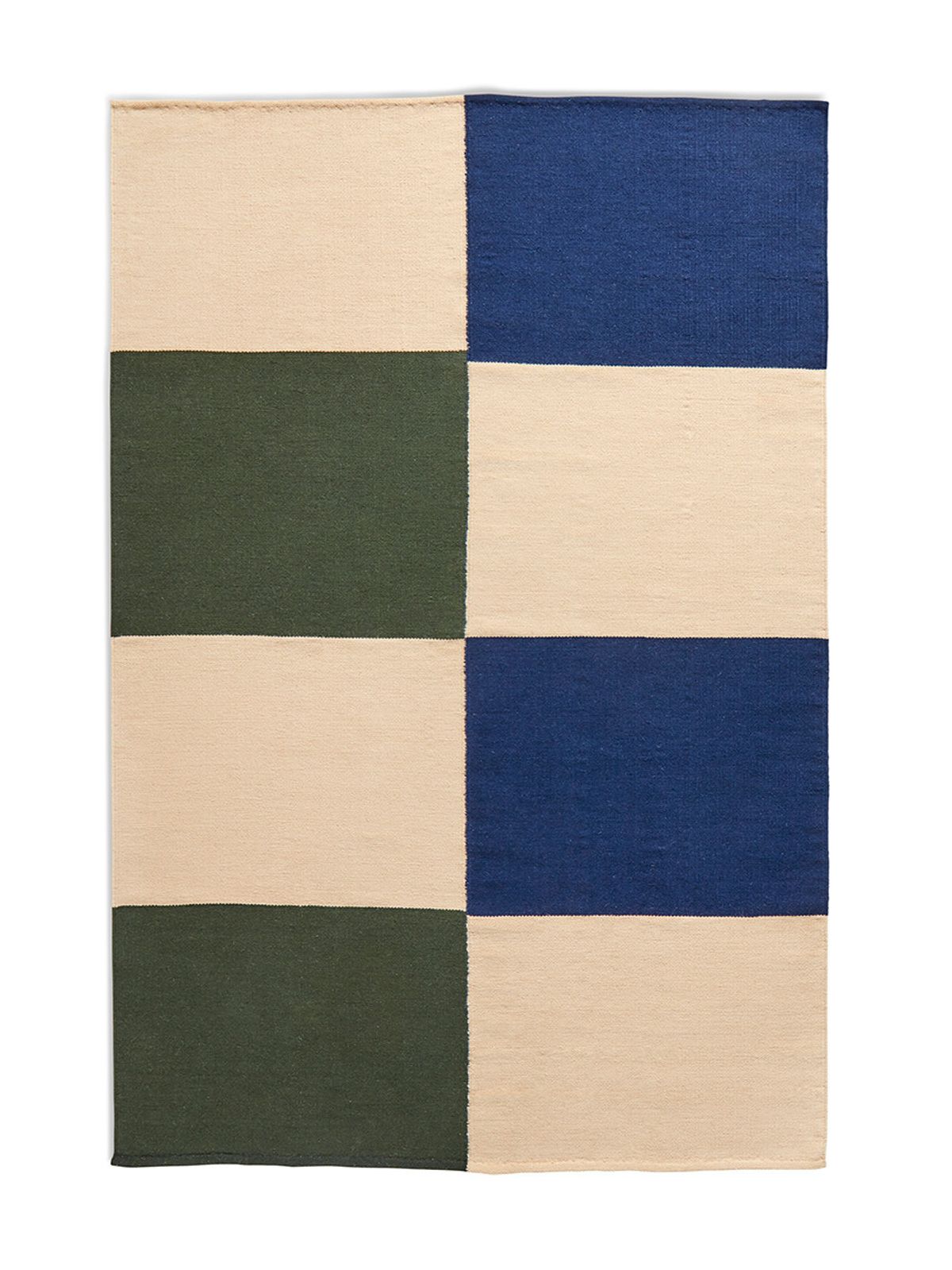 Ethan Cook Flat Works, 200x300 cm fra Hay (Peach Green Check )