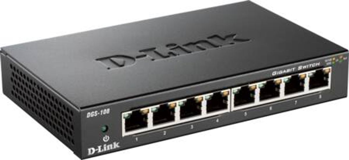 Ethernet Switch 8 X Gigabit D-Link