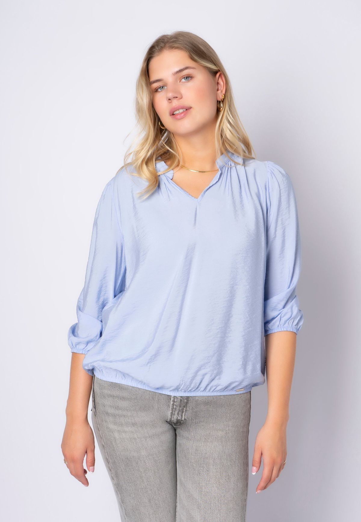 Etlira - Light Blue - Bluse - 38