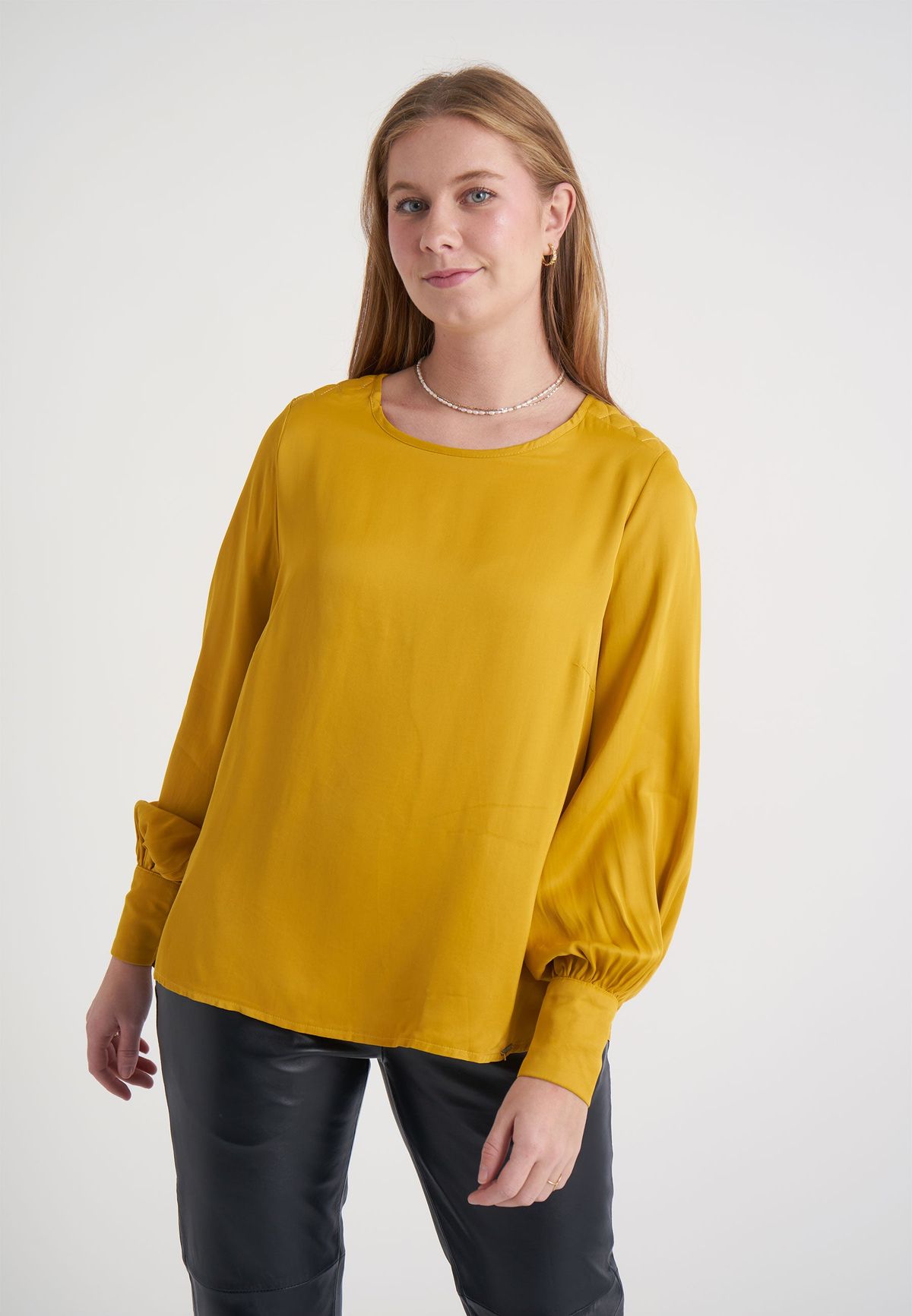 Etneena - Warm Yellow - Bluse - 36