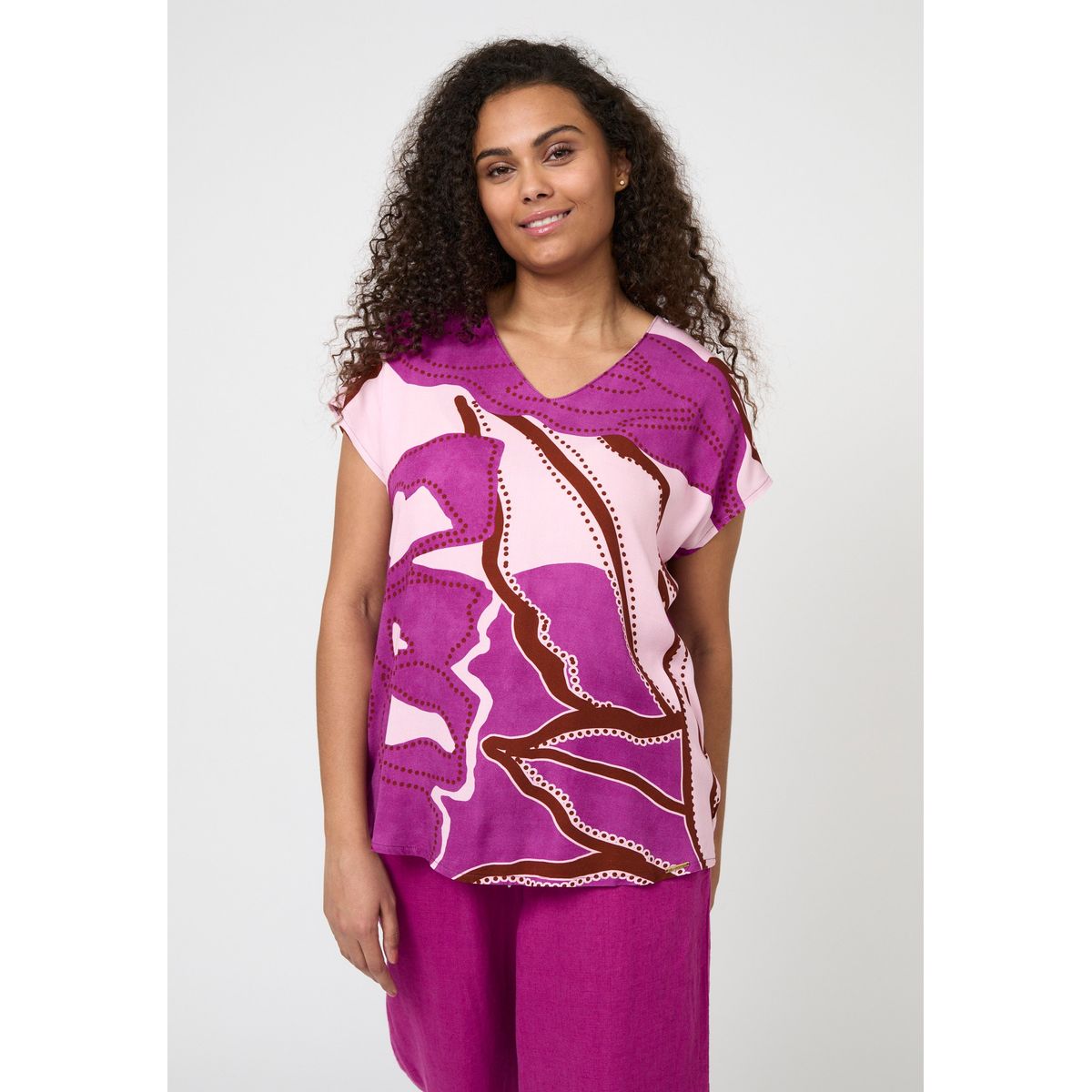 Etraluka - Fuchsia - Bluse - 48