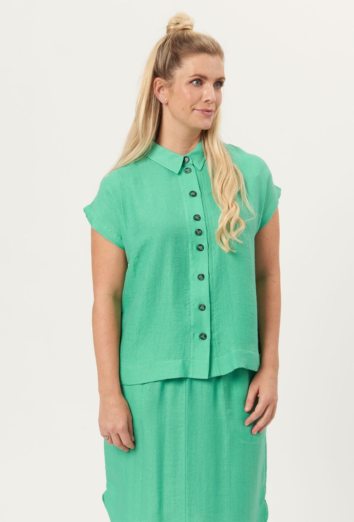 Etsolei - Green - Bluse - 42