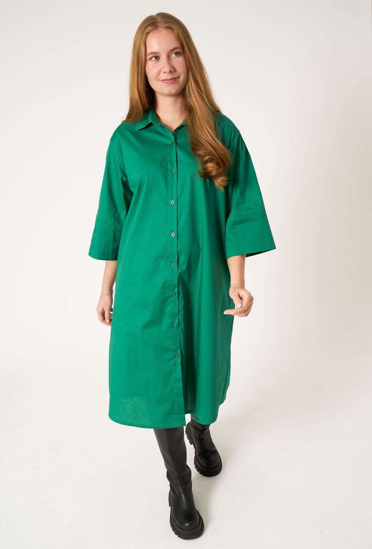 Etwiga - Grass Green - Kjole - Xl