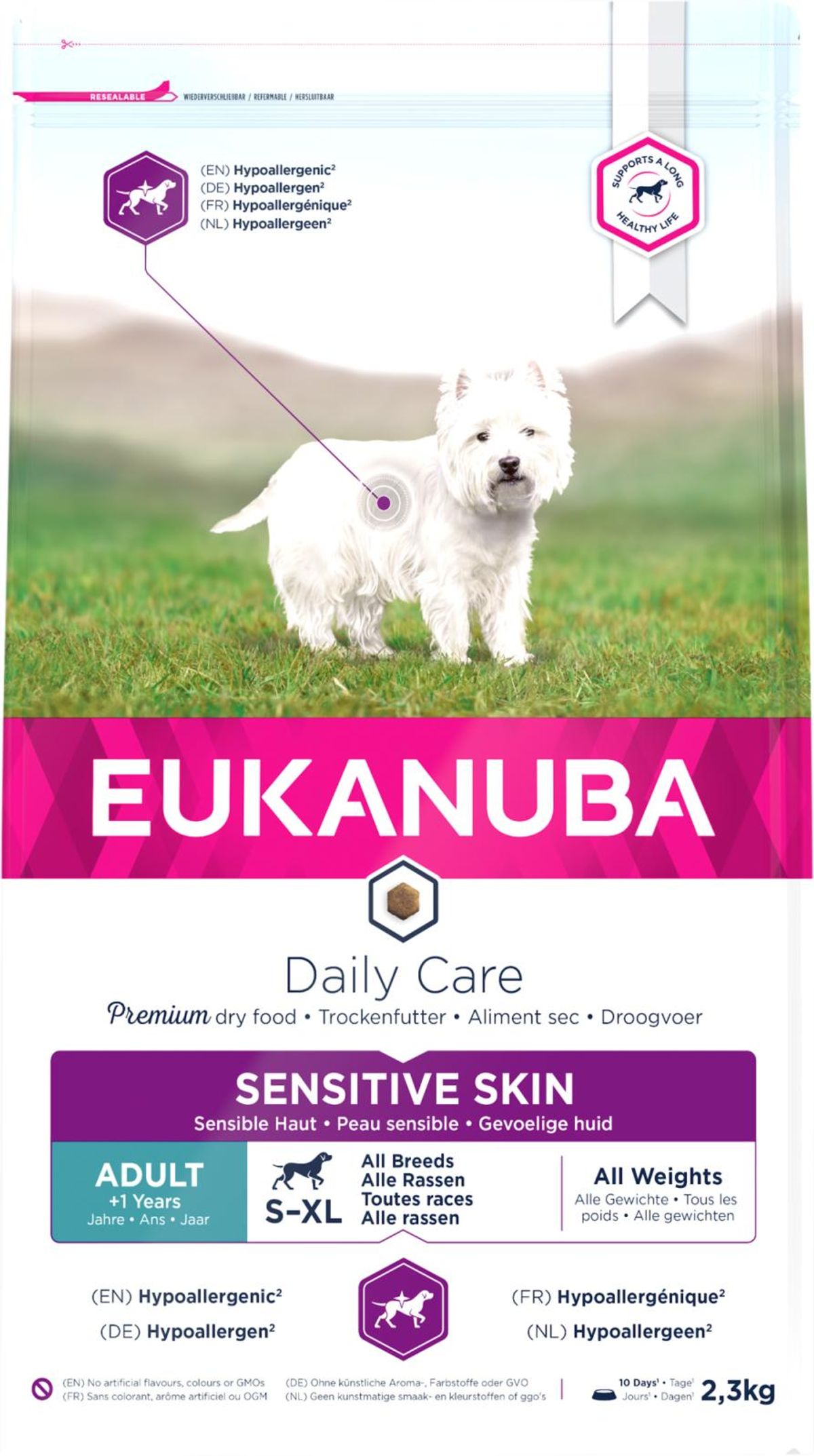 Euk DailyCare Adult Sensitive Skin 2,3-12kg - 12 kg