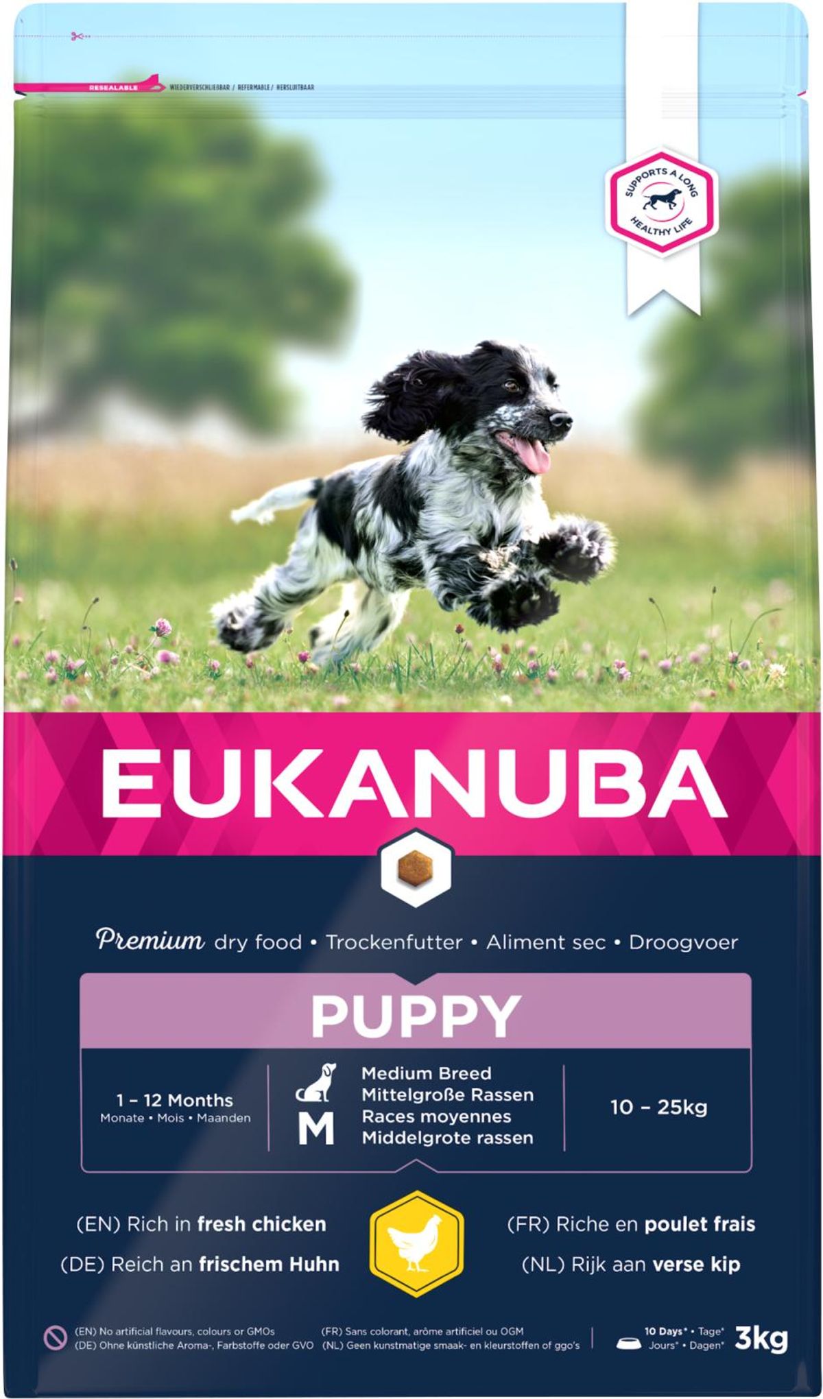 Euk Puppy Medium Breed Kylling - 10-25 kg - 12 kg