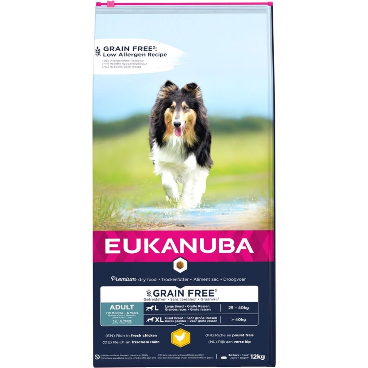 Eukanuba Adult Large Breed Grainfree Chicken, 12 kg