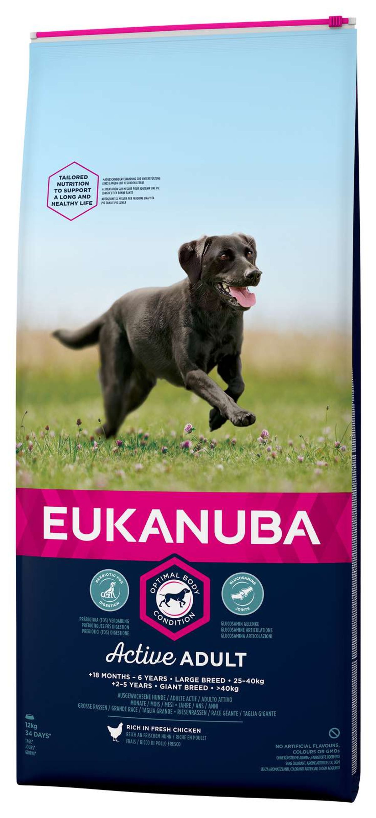 Eukanuba adult large Kylling 12 kg