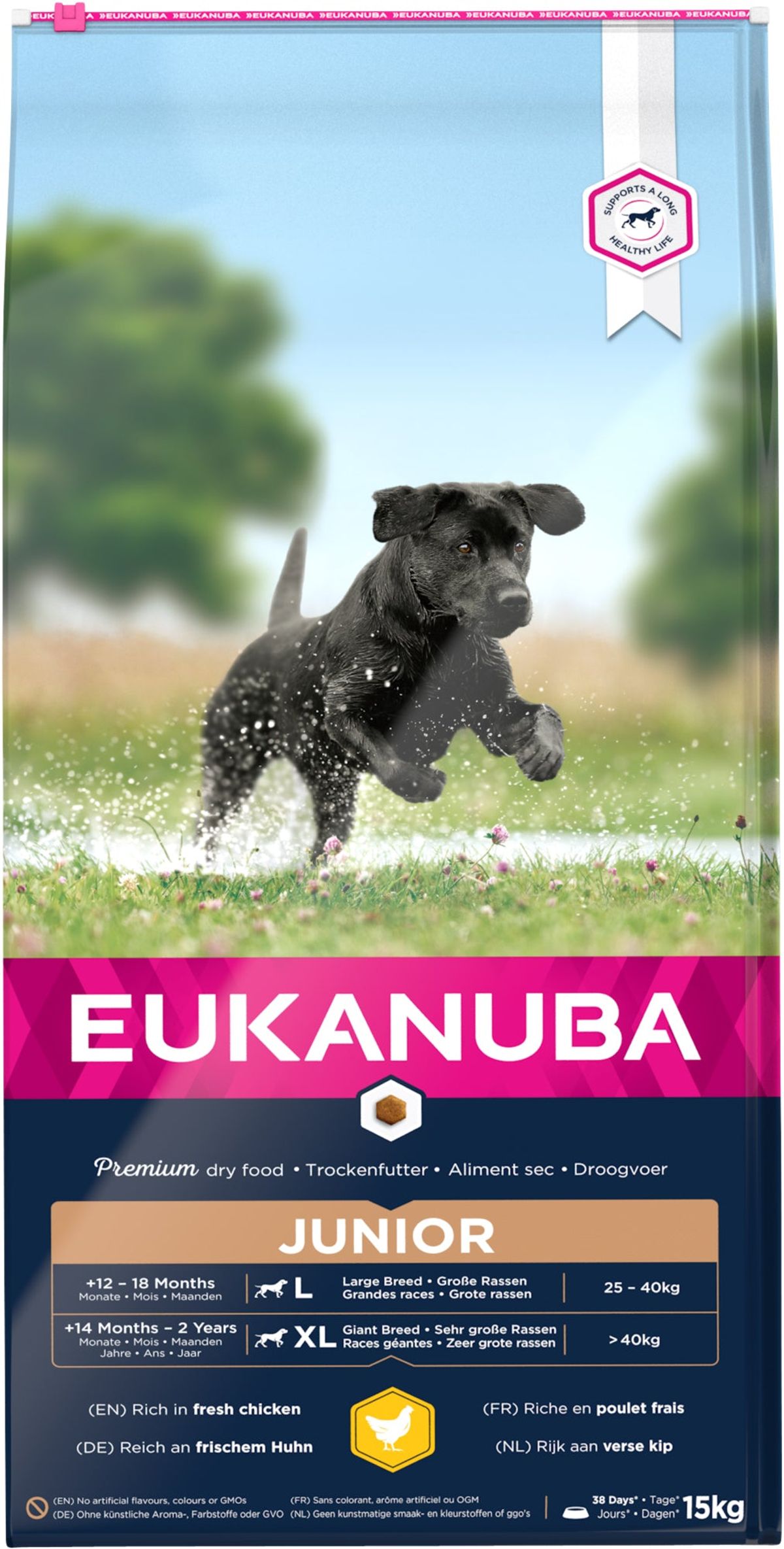 EUKANUBA - Junior Large Breed Kylling 25-40 kg.