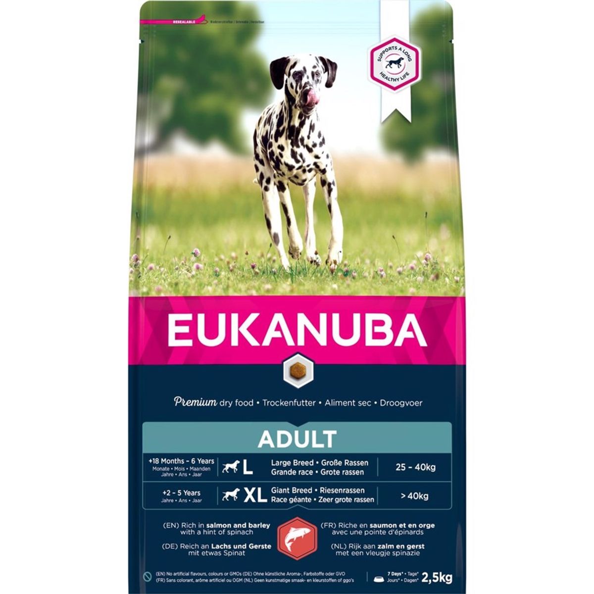 Eukanuba Large Breed, Salmon, 2.5 kg