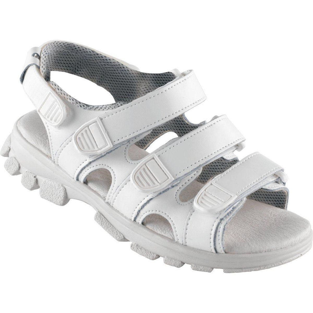 Euro-Dan WALKI® TREK sandal med 3 velcro remme og anatomisk 9 mm skindbetrukket indersål 140-05