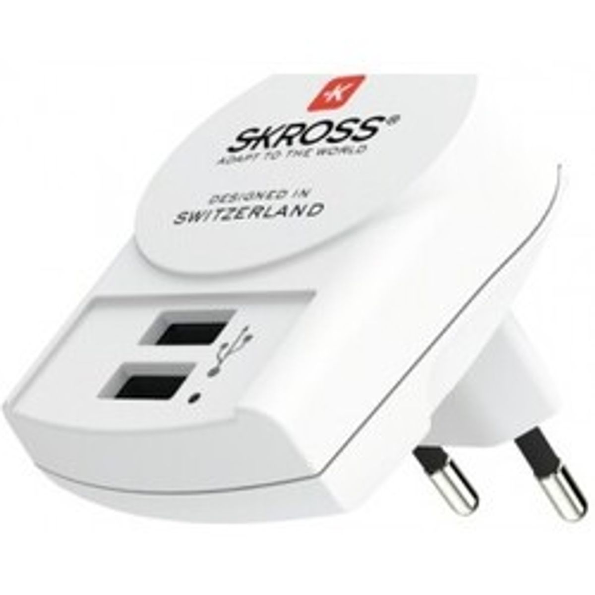 Euro USB Charger - 2xUSB Type A - Adaptor