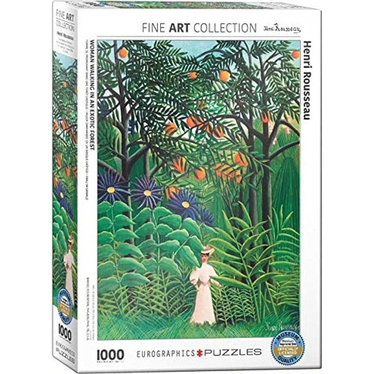 Eurographics Puslespil - 1000 Brikker - Woman In Exotic Forest