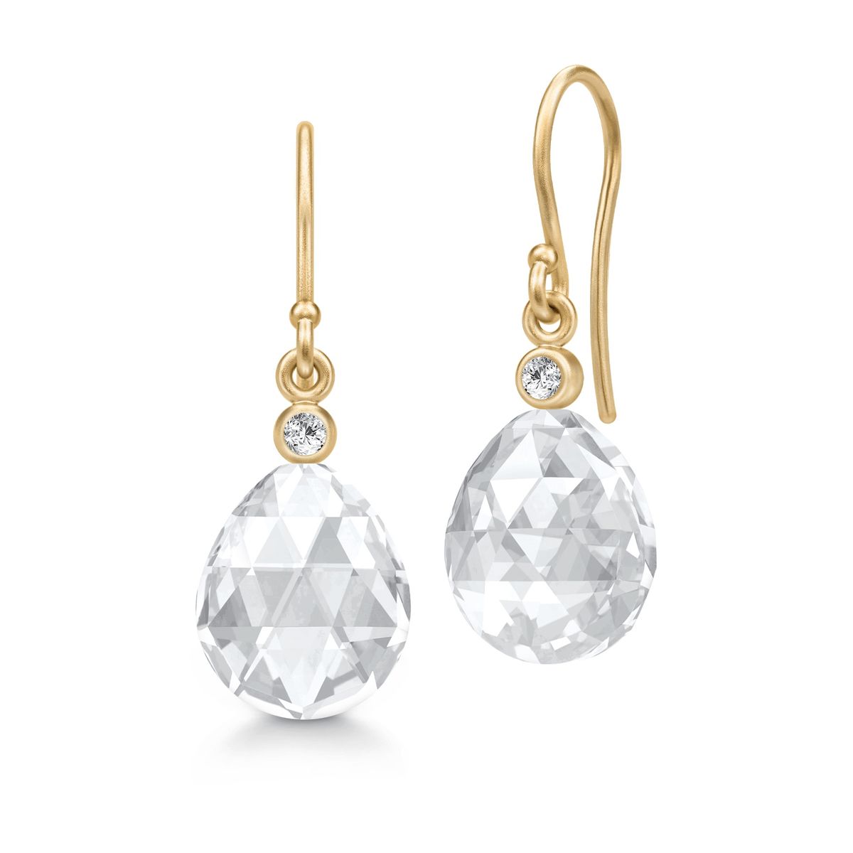 Eve Earrings Clear Crystal