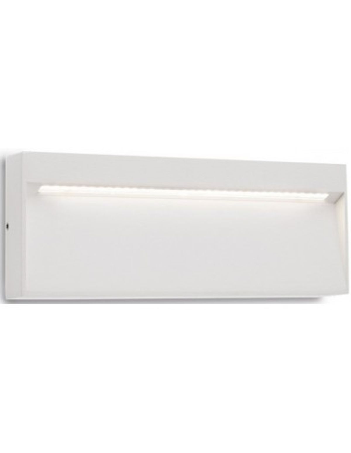 EVEN Væglampe i aluminium B20 cm 1 x 6W SMD LED - Mat hvid