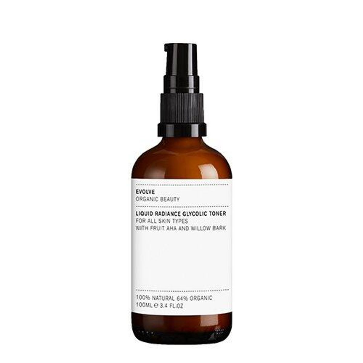 Evolve Liquid Radiance Glycolic Toner, 100ml.