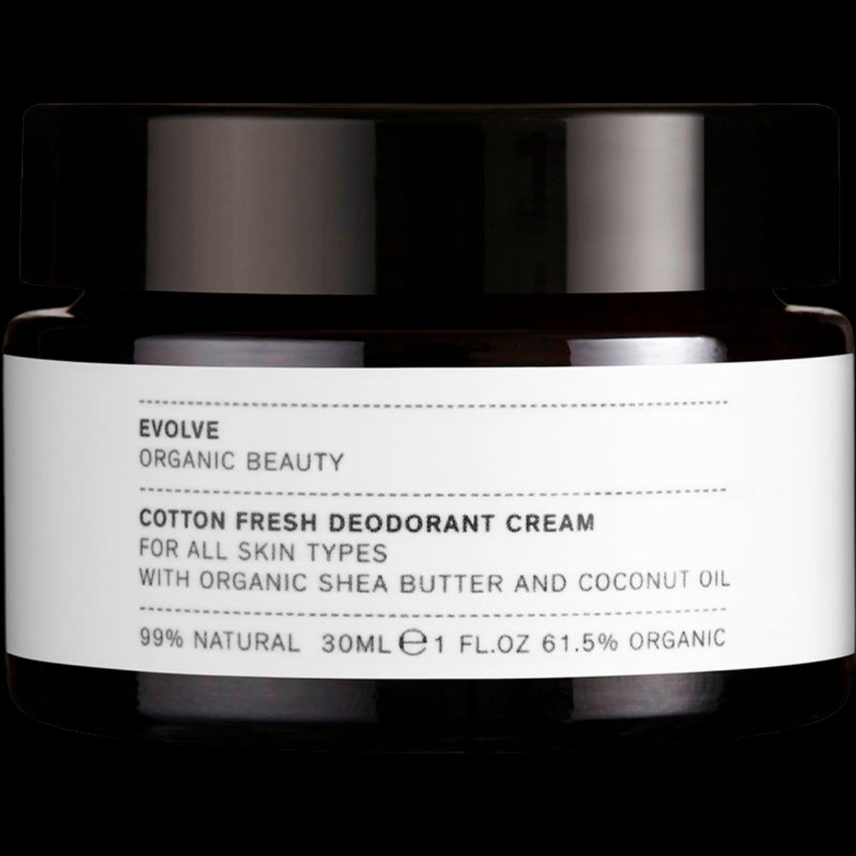 Evolve Organic Beauty Cotton Fresh Deodorant Cream 30 ml.