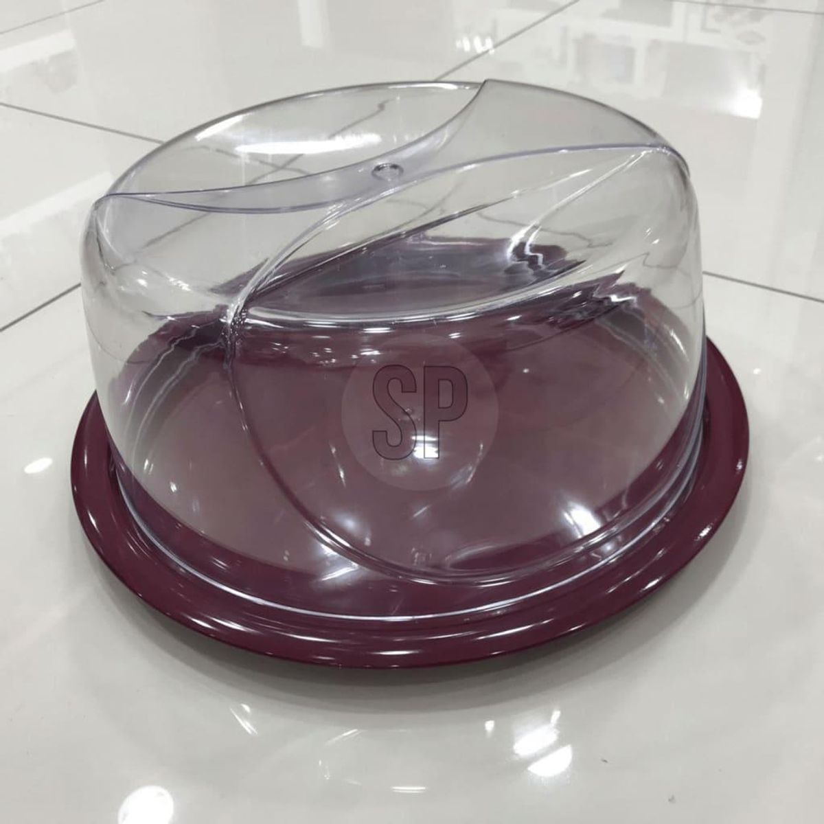 Excellent Houseware kagefad 34 cm transparent