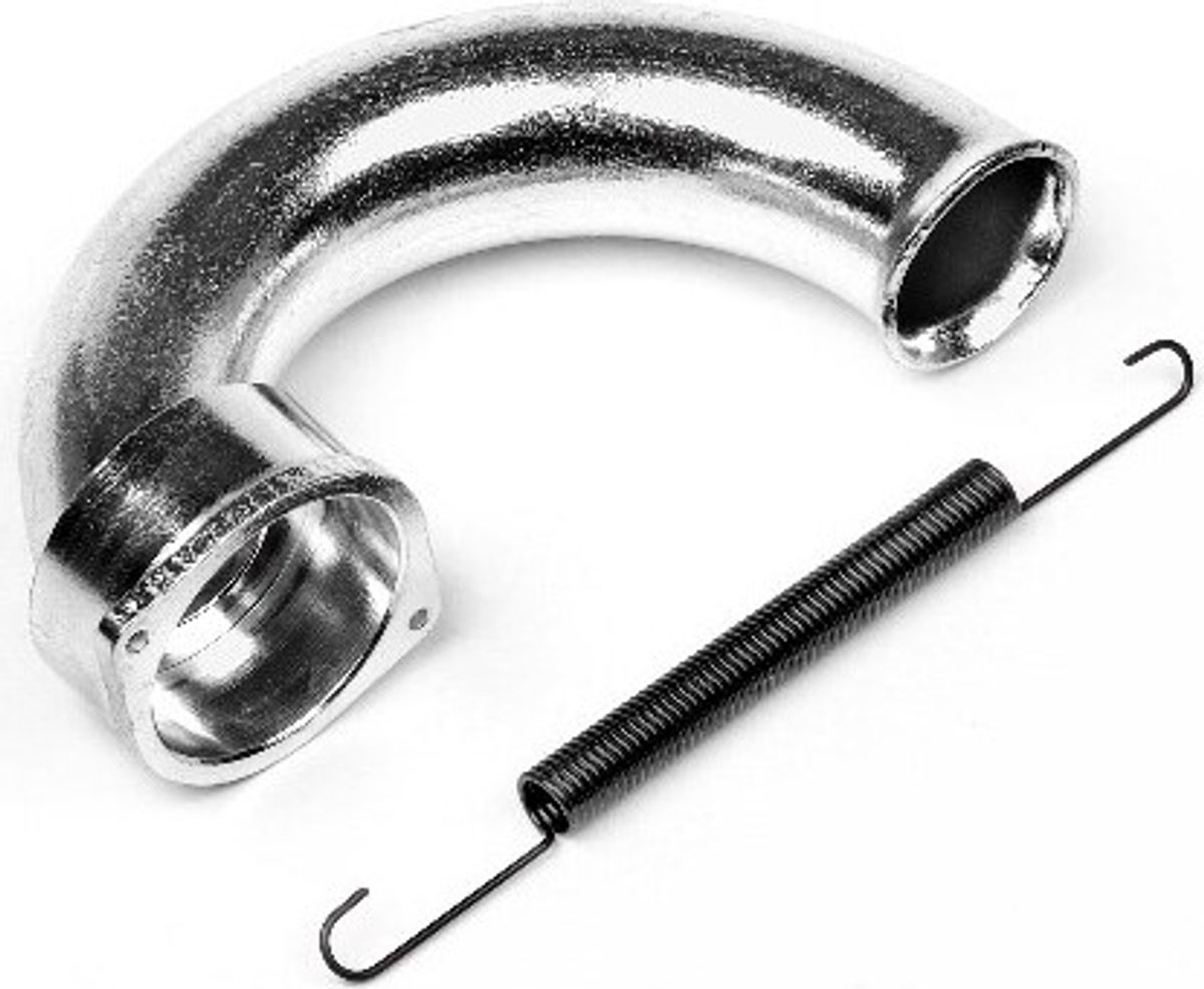 Exhaust Header (silver) - Hp86247 - Hpi Racing