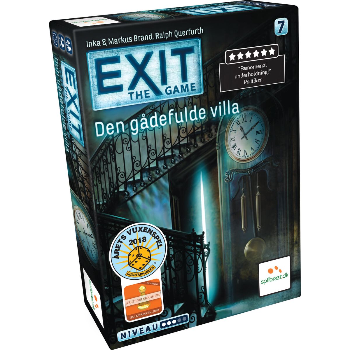 Exit The Game 7 - Den Gådefulde Villa - Dansk - Sværhedsgrad 3