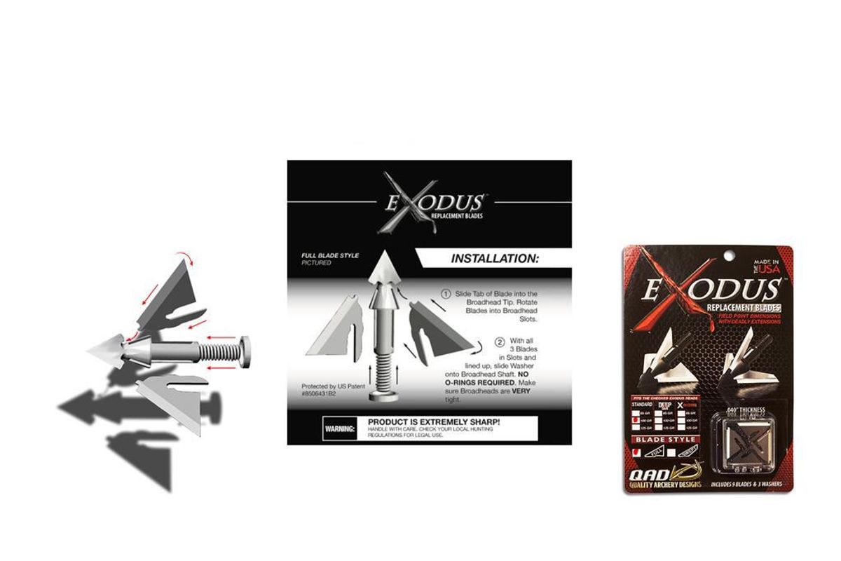 Exodus ekstra blade -125 grains