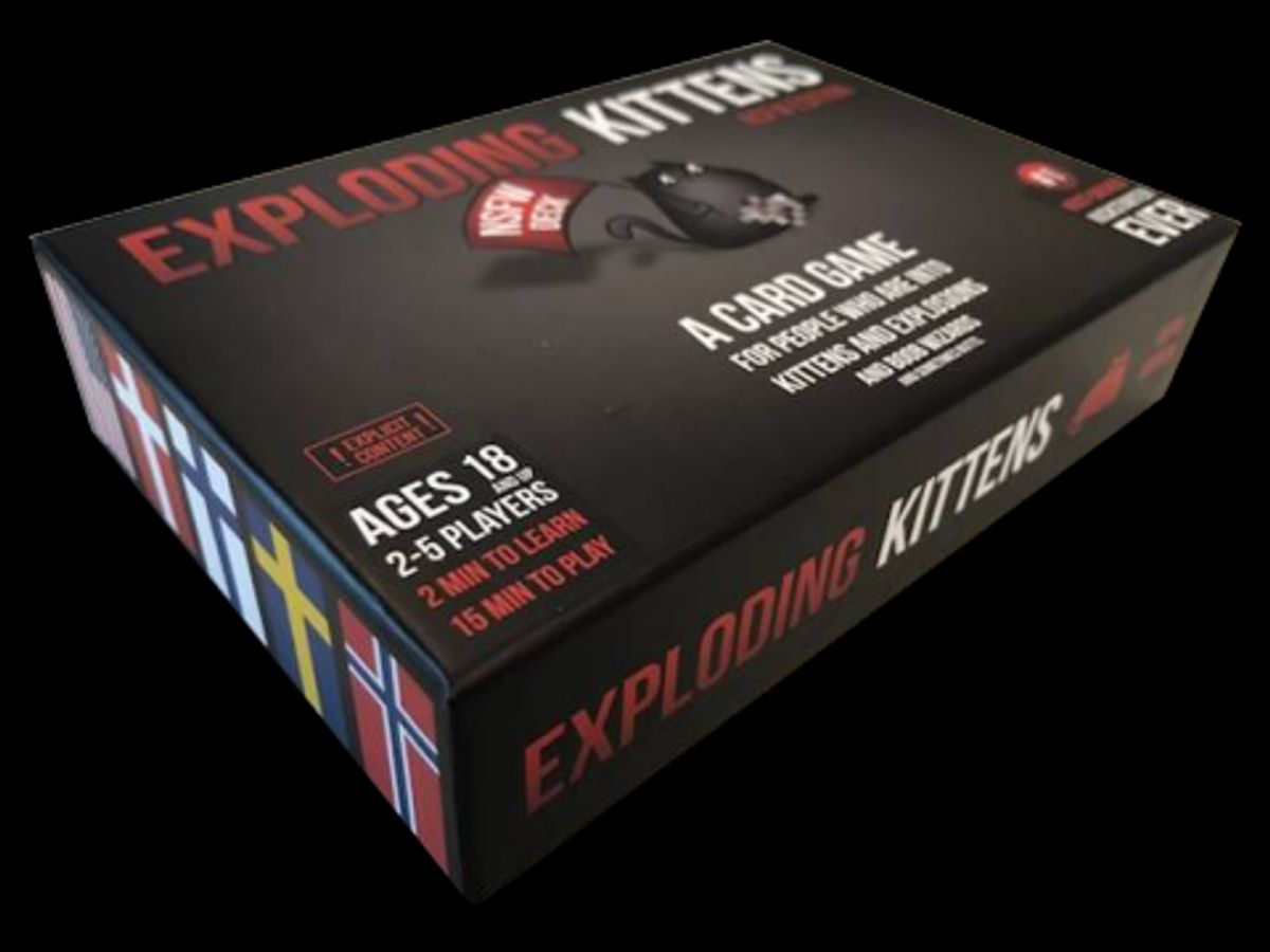 Exploding Kittens NSFW edition - Dansk