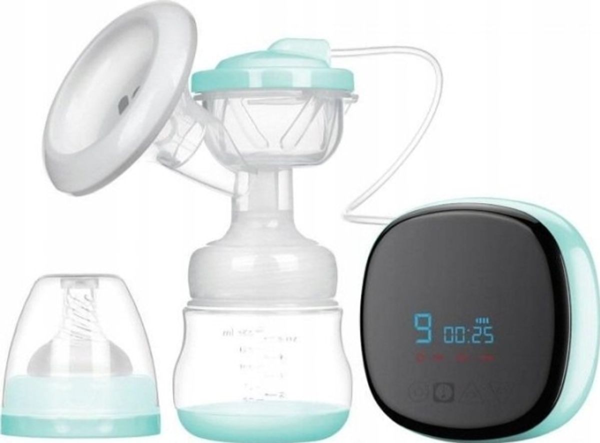 Extralink Smart Life R-38 | Electronic Breast Pump | With Bottle, White And Blue