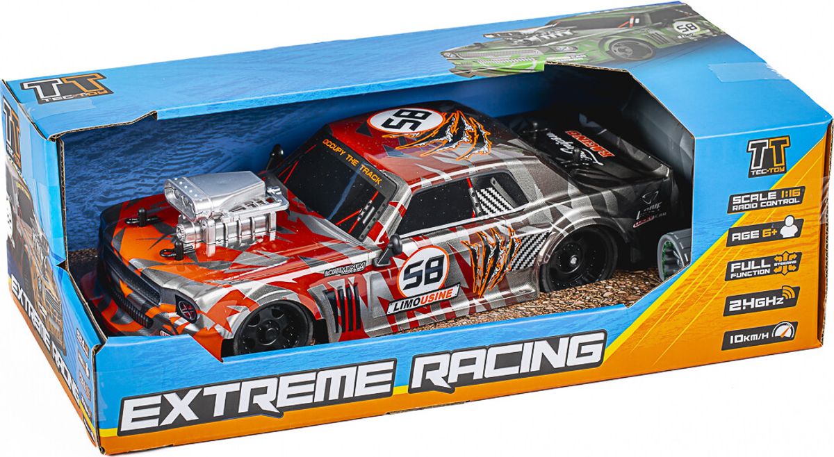 Extreme Racing R/c 1:16 2,4g 3,7v Li-ion, Orange - Tec-toy