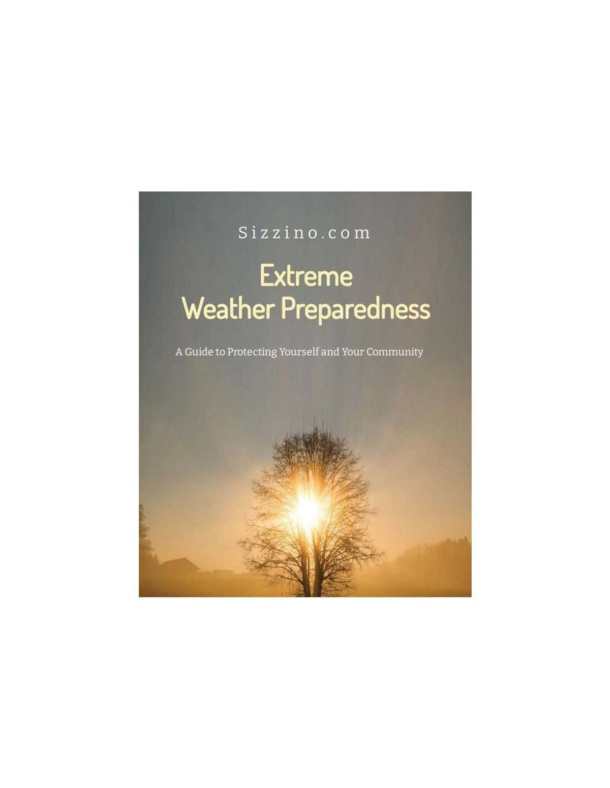 Extreme Weather Preparedness - A Guide to Protecting Yourself and Your Community