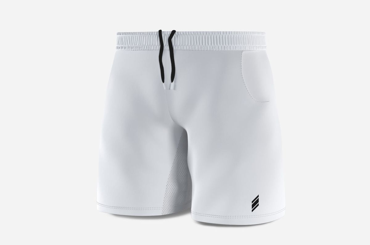 Eye Shorts (White-Black) - M